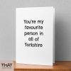 favourite person in Yorkshire card - Image 4