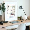 Yorkshire Coast pie chart print - Image 2
